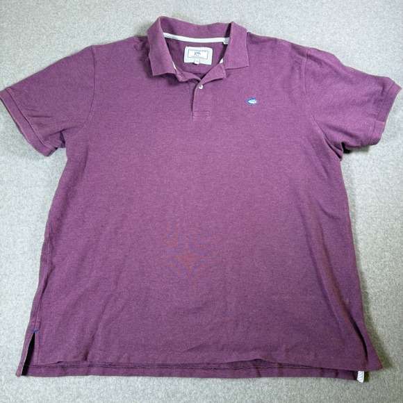 Southern Tide Men's Polo Shirt‎ Skipjack Logo Short Sleeve Casual 2XL - Picture 1 of 7